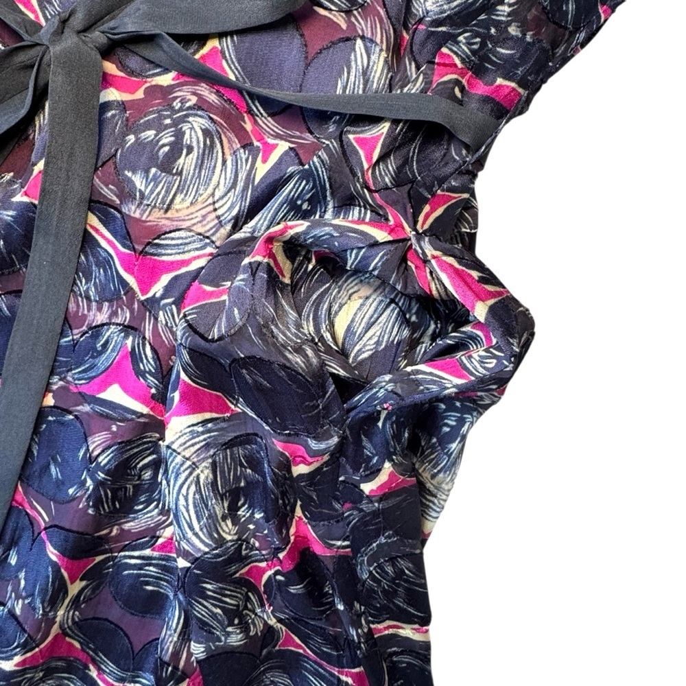 Tory Burch Silk Summer Dress Belted | Women’s Size 8 - Picture 8 of 16